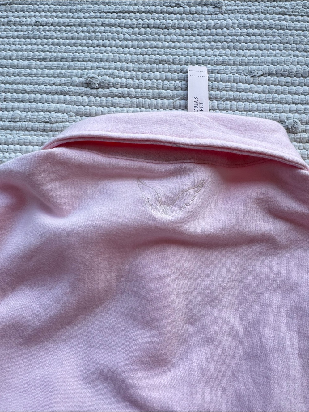 Victoria’s Secret Luxe Modal Fleece Shacket Jacket Pink NWT Medium - Picture 11 of 12